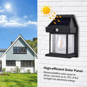 Solar Power Motion Induction Wall Lamp