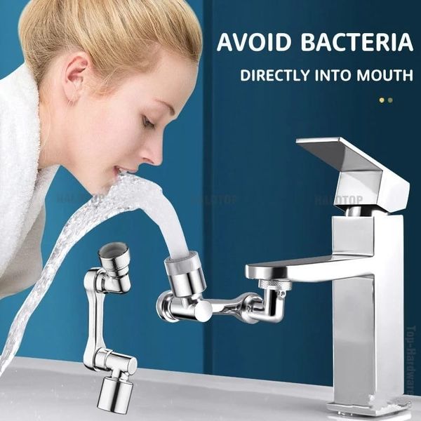 Dual Mode Switching Zero Dead Angle Cleaning Faucet Extension