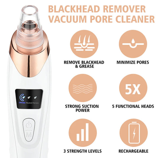 FACIAL BLACKHEAD SUCTION REMOVER