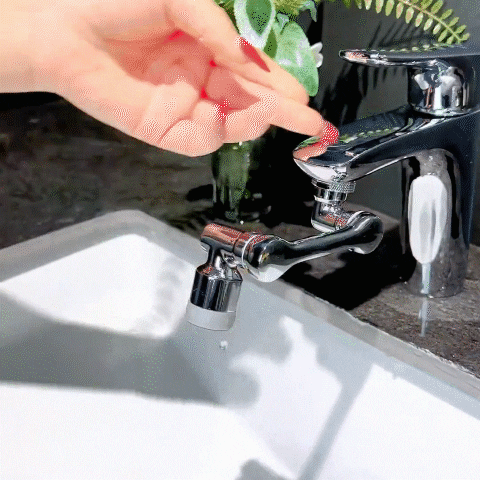 Dual Mode Switching Zero Dead Angle Cleaning Faucet Extension