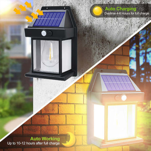 Solar Power Motion Induction Wall Lamp